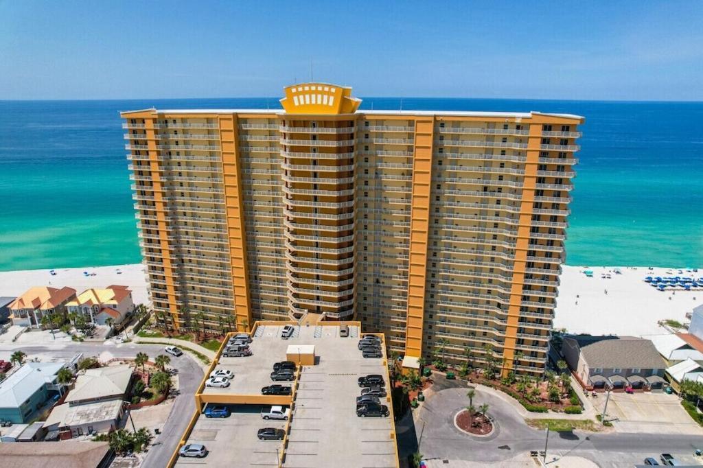 Treasure Island 707 - Gulf Front, Sunset Views, Heated Resort Pool & Hot Tub! 파나마 시티 외부 사진